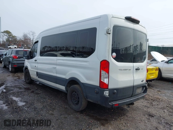 2019 Ford Transit Passenger XL with VIN 1FBAX2CM0KKA23414, listed as a IAAI auction lot 41414158 with 481,235 mi miles and . Bid and sale history available at carsss.com. Image 3.