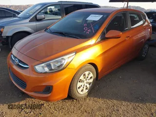 2015 Hyundai Accent GS with VIN KMHCT5AE7FU217683, listed as a IAAI auction lot 41946043 with 110,409 mi miles. Bid and sale history available at carsss.com. Image 2.