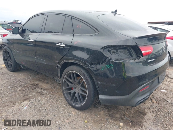 2018 Mercedes-Benz GLE 63 S AMG with VIN 4JGED7FB8JA102438, listed as a IAAI auction lot 41759970 with 103,226 mi miles and . Bid and sale history available at DreamBid. Image 3.