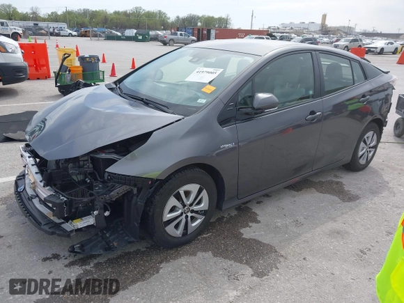 2018 Toyota Prius Two with VIN JTDKARFU7J3553216, listed as a IAAI auction lot 41979005 with 61,818 mi miles. Bid and sale history available at carsss.com. Image 19.