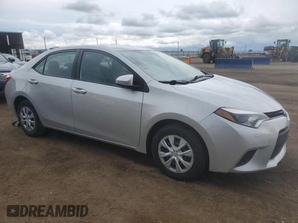 2014 Toyota Corolla L with VIN 5YFBURHE3EP143359, listed as a Copart auction lot 61170095 with 102,849 mi miles and Salvage title. Bid and sale history available at DreamBid. Image 4.