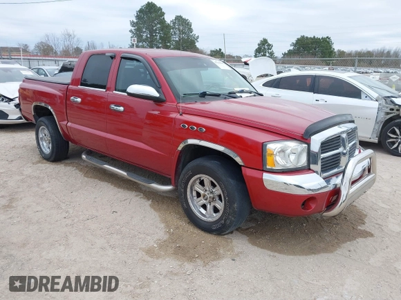 2006 Dodge Dakota SLT with VIN 1D7HE48K26S511004, listed as a IAAI auction lot 41344188 with 208,273 mi miles and . Bid and sale history available at DreamBid. Image 1.