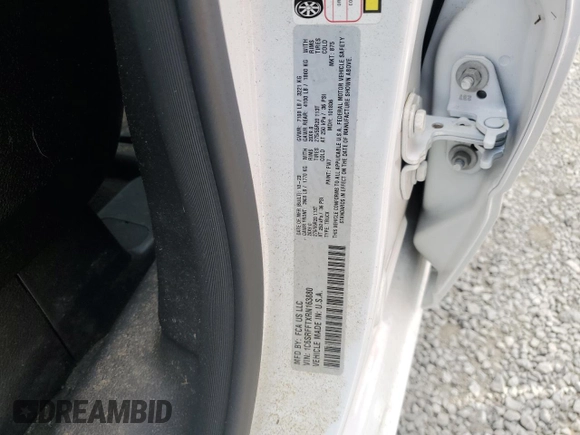 2024 Ram 1500 Big Horn z VIN 1C6SRFFTXRN163880, wystawiony jako Copart lot #54157665 z przebiegiem Nie podano mil oraz Szkoda całkowita • Salvage title. Historia ofert i sprzedaży dostępna na DreamBid. Obrazek 12.