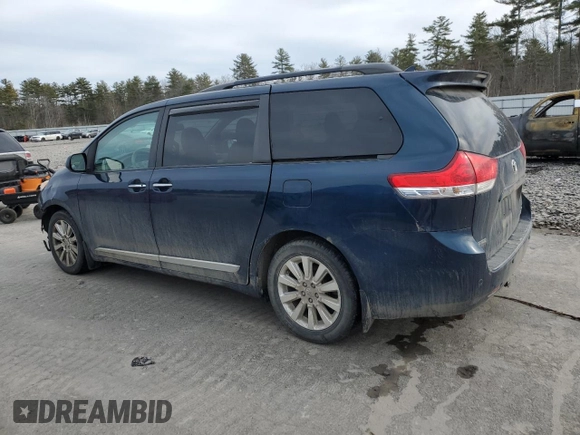 2011 Toyota Sienna XLE with VIN 5TDDK3DC7BS019811, listed as a Copart auction lot 49228165 with 194,863 mi miles and Salvage Title. Bid and sale history available at carsss.com. Image 2.