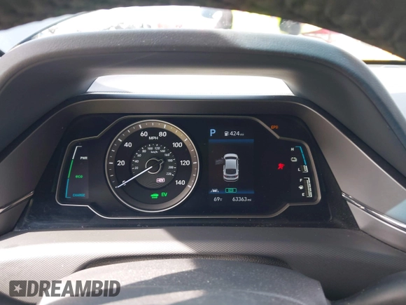 2021 Hyundai Ioniq SE with VIN KMHC65LD3MU249765, listed as a IAAI auction lot 41986977 with 63,363 mi miles and . Bid and sale history available at DreamBid. Image 7.