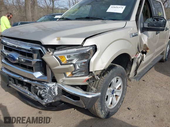 2017 Ford F-150 XL with VIN 1FTEW1EP7HKC27833, listed as a IAAI auction lot 41826574 with 38,116 mi miles. Bid and sale history available at carsss.com. Image 6.