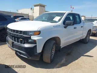2020 Chevrolet Silverado 1500 Work Truck with VIN 1GCRYAEF1LZ176641, listed as a IAAI auction lot 42223304 with 50,972 mi miles and . Bid and sale history available at DreamBid. Image 2.