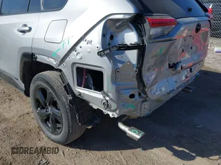 2021 Toyota RAV4 Hybrid XSE with VIN 2T3E6RFV3MW006825, listed as a IAAI auction lot 41787718 with 45,979 mi miles. Bid and sale history available at carsss.com. Image 17.