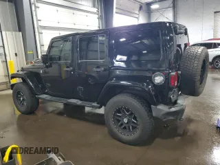 2012 Jeep Wrangler Unlimited Sahara with VIN 1C4BJWEG8CL235893, listed as a Copart auction lot 58195585 with 142,179 mi miles and Salvage title. Bid and sale history available at DreamBid. Image 2.