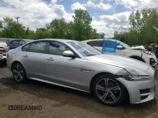 2017 Jaguar XF with VIN SAJBL4BN6HCY44054, listed as a Copart auction lot 55842675 with 124,273 mi miles and Salvage Title. Bid and sale history available at DreamBid. Image 4.