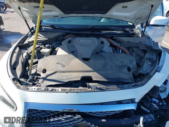 2014 Infiniti Q50 Hybrid Sport with VIN JN1AV7AP0EM691057, listed as a IAAI auction lot 41836162 with 147,477 mi miles and . Bid and sale history available at DreamBid. Image 10.