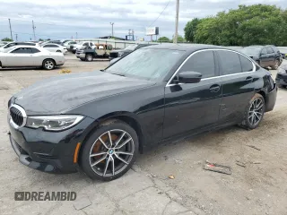 2021 BMW 3 Series 330i xDrive z VIN 3MW5R7J08M8B50434, wystawiony jako Copart lot #55814435 z przebiegiem 56 824 mil mil oraz Szkoda całkowita • Salvage title. Historia ofert i sprzedaży dostępna na DreamBid. Obrazek 1.