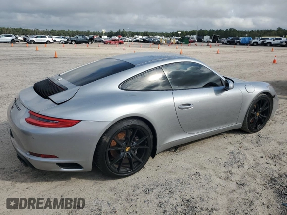 2018 Porsche 911 Carrera z VIN WP0AA2A93JS105437, wystawiony jako Copart lot #78437934 z przebiegiem Nie podano mil oraz Szkoda całkowita • Salvage title. Historia ofert i sprzedaży dostępna na DreamBid. Obrazek 3.