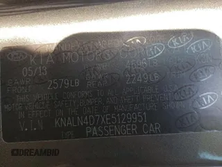 2014 Kia Cadenza Premium with VIN KNALN4D7XE5129951, listed as a Copart auction lot 86706934 with 79,828 mi miles and Salvage Title. Bid and sale history available at carsss.com. Image 10.