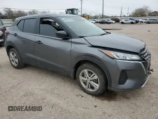 2024 Nissan Kicks S with VIN 3N1CP5BV2RL557526, listed as a Copart auction lot 46364855 with 19,523 mi miles and Clean Title. Bid and sale history available at DreamBid. Image 4.