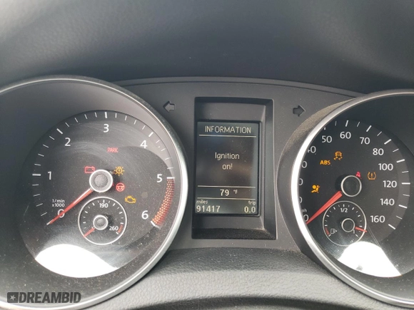 2012 Volkswagen Jetta SportWagen TDI w/Sunroof & Nav with VIN 3VWML7AJ8CM667969, listed as a Copart auction lot 59796024 with 91,417 mi miles and Salvage Title. Bid and sale history available at carsss.com. Image 9.