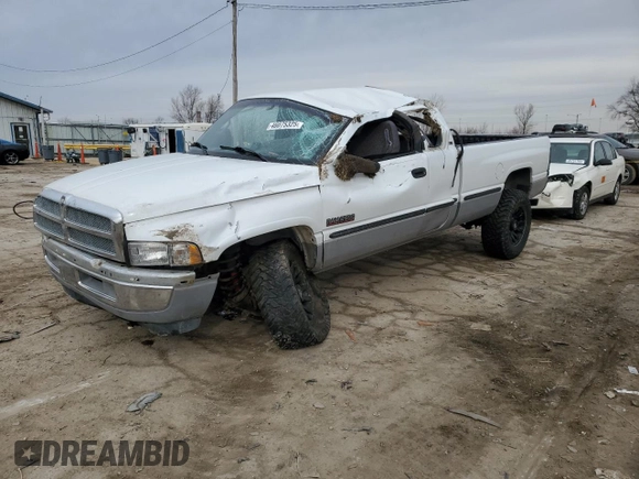 1998 Dodge 2500 with VIN 1B7KF2369WJ237365, listed as a Copart auction lot 46075325 with 139,724 mi miles and Salvage Title. Bid and sale history available at DreamBid. Image 1.