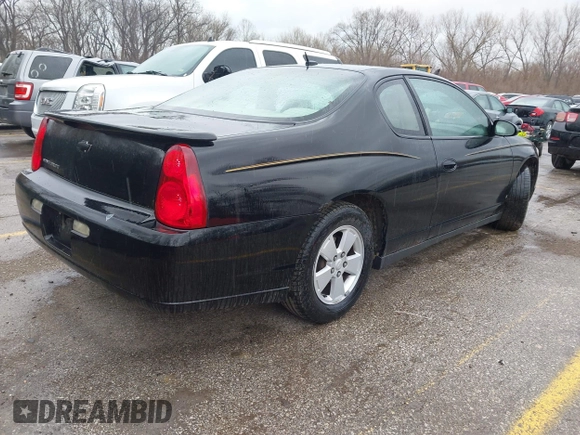 2006 Chevrolet Monte Carlo LT 3.5L with VIN 2G1WM16K269242020, listed as a IAAI auction lot 41822953 with 280,439 mi miles and . Bid and sale history available at DreamBid. Image 4.