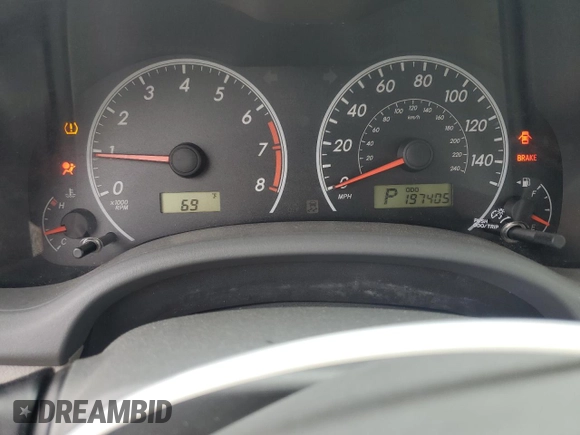 2010 Toyota Corolla с VIN 2T1BU4EE3AC278424, выставлен на аукционе Copart как лот 60081825 с пробегом 197 405 миль миль и Чистый • Clean title. История ставок и продаж доступна на DreamBid. Изображение 9.