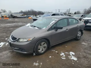 2014 Honda Civic Sedan LX with VIN 19XFB2F58EE226224, listed as a Copart auction lot 45057845 with 118,558 mi miles and Salvage Title. Bid and sale history available at carsss.com. Image 1.