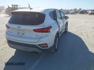 2019 Hyundai Santa Fe SE with VIN 5NMS2CAD4KH118545, listed as a IAAI auction lot 41686797 with 54,108 mi miles and . Bid and sale history available at DreamBid. Image 4.