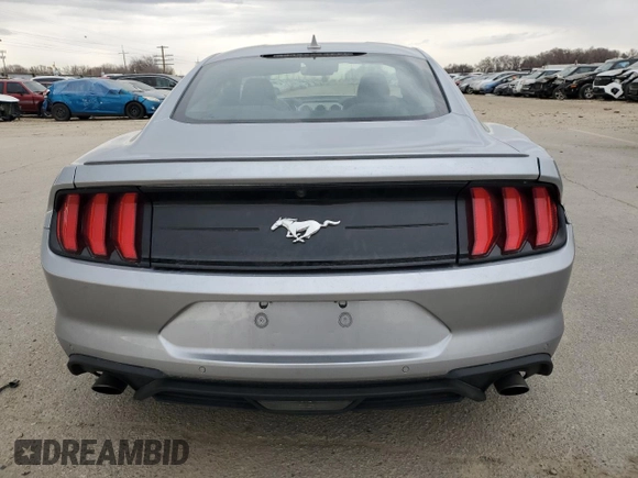 2023 Ford Mustang EcoBoost with VIN 1FA6P8TH8P5104972, listed as a Copart auction lot 48583055 with 35,178 mi miles and Salvage Title. Bid and sale history available at carsss.com. Image 6.