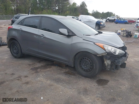 2017 Hyundai Elantra GT with VIN KMHD35LH9HU377031, listed as a IAAI auction lot 41762312 with 1 mi miles. Bid and sale history available at carsss.com. Image 1.