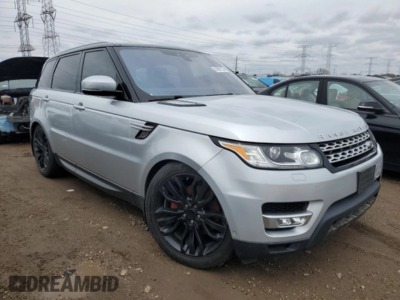 2017 Land Rover Range Rover Sport HSE with VIN SALWR2FV8HA173164, listed as a Copart auction lot 51867135 with 81,587 mi miles and Clean Title. Bid and sale history available at carsss.com. Image 4.