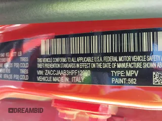 2017 Jeep Renegade Sport с VIN ZACCJAAB3HPF12020, выставлен на аукционе IAAI как лот 42323416 с пробегом 148 895 миль миль и . История ставок и продаж доступна на DreamBid. Изображение 9.