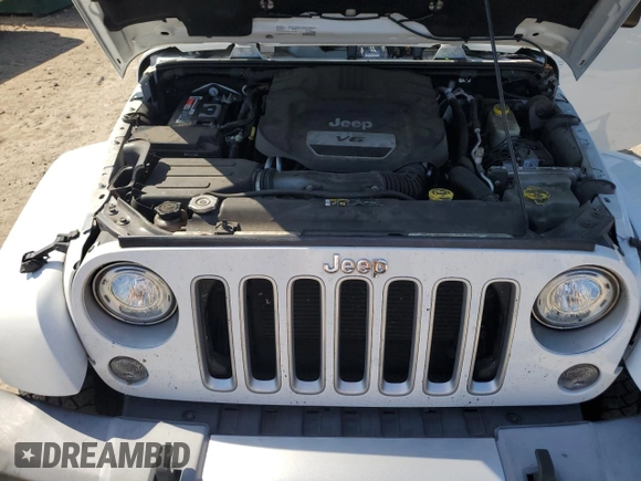 2017 Jeep Wrangler Unlimited Sahara with VIN 1C4BJWEG4HL504429, listed as a Copart auction lot 51370715 with 52,286 mi miles and Salvage Title. Bid and sale history available at carsss.com. Image 14.