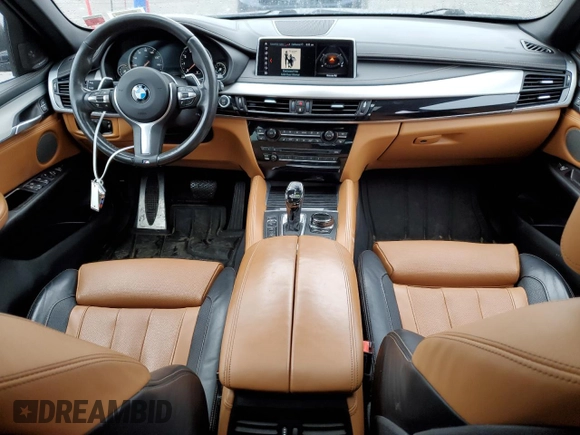 2018 BMW X6 xDrive50i with VIN 5UXKU6C51J0Z66610, listed as a Copart auction lot 39656954 with 48,217 mi miles and Non Repairable. Bid and sale history available at carsss.com. Image 8.