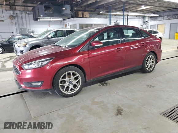 2015 Ford Focus SE с VIN 1FADP3F22FL338195, выставлен на аукционе Copart как лот 59425145 с пробегом 82 304 миль миль и Чистый • Clean title. История ставок и продаж доступна на DreamBid. Изображение 1.
