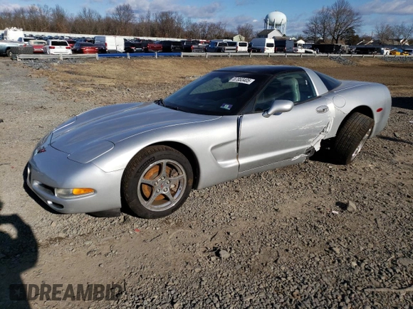 2002 Chevrolet Corvette with VIN 1G1YY22G325120729, listed as a Copart auction lot 87853405 with 58,861 mi miles and Salvage Title. Bid and sale history available at carsss.com. Image 1.