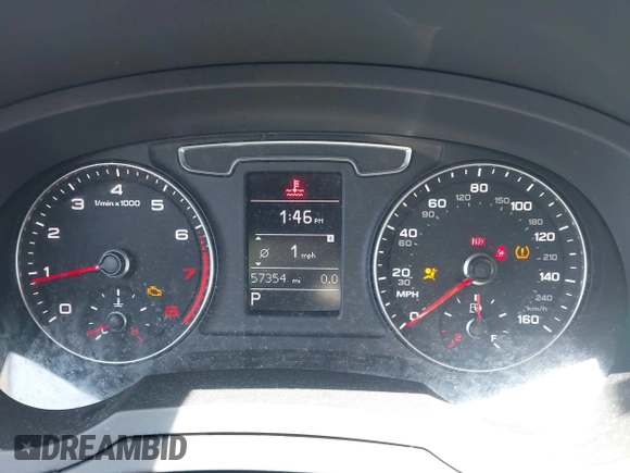 2018 Audi Q3 Premium with VIN WA1BCCFS4JR000455, listed as a IAAI auction lot 42042811 with 57,354 mi miles. Bid and sale history available at carsss.com. Image 7.