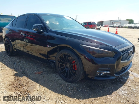 2016 Infiniti Q50 with VIN JN1EV7AR4GM341789, listed as a IAAI auction lot 42047372 with 107,590 mi miles and . Bid and sale history available at DreamBid. Image 1.