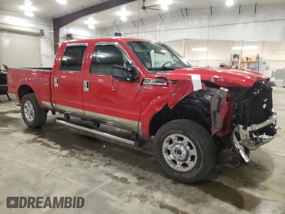 2015 Ford Super Duty F-250 SRW Lariat with VIN 1FT7W2B64FED07743, listed as a Copart auction lot 53460125 with 72,800 mi miles and Salvage Title. Bid and sale history available at carsss.com. Image 4.