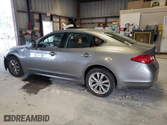 2013 Infiniti M37 with VIN JN1BY1AR2DM602789, listed as a Copart auction lot 68795164 with 122,533 mi miles and Salvage Title. Bid and sale history available at carsss.com. Image 2.