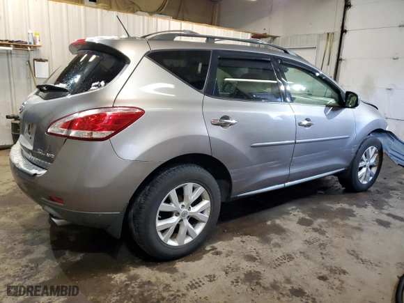 2012 Nissan Murano LE with VIN JN8AZ1MW0CW218749, listed as a Copart auction lot 88543305 with 106,707 mi miles and Salvage Title. Bid and sale history available at carsss.com. Image 3.
