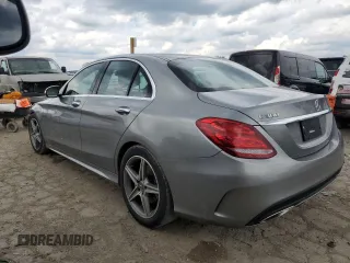 2015 Mercedes-Benz C 300 z VIN 55SWF4JB7FU066621, wystawiony jako Copart lot #58784595 z przebiegiem 141 976 mil mil oraz Czysty tytuł • Clean title. Historia ofert i sprzedaży dostępna na DreamBid. Obrazek 2.