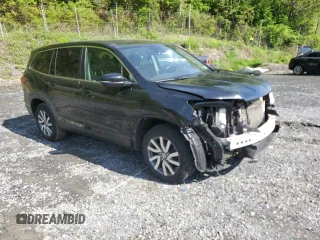 2019 Honda Pilot EX-L z VIN 5FNYF6H50KB097144, wystawiony jako Copart lot #56005005 z przebiegiem 123 056 mil mil oraz Szkoda całkowita • Salvage title. Historia ofert i sprzedaży dostępna na DreamBid. Obrazek 4.