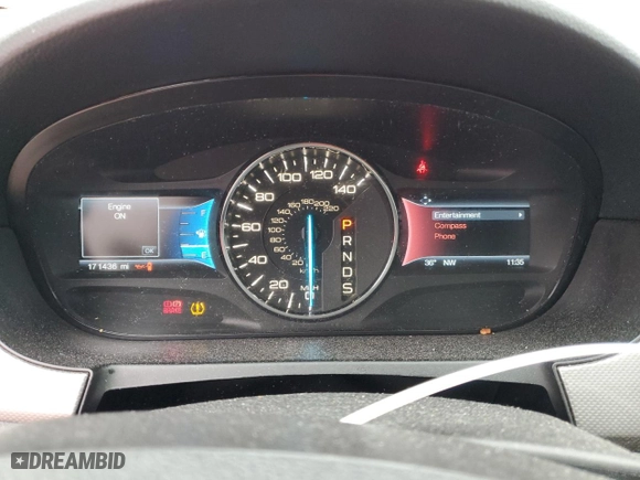 2014 Ford Edge SEL with VIN 2FMDK4JC4EBA23827, listed as a Copart auction lot 44039355 with 171,436 mi miles and Salvage Title. Bid and sale history available at carsss.com. Image 9.