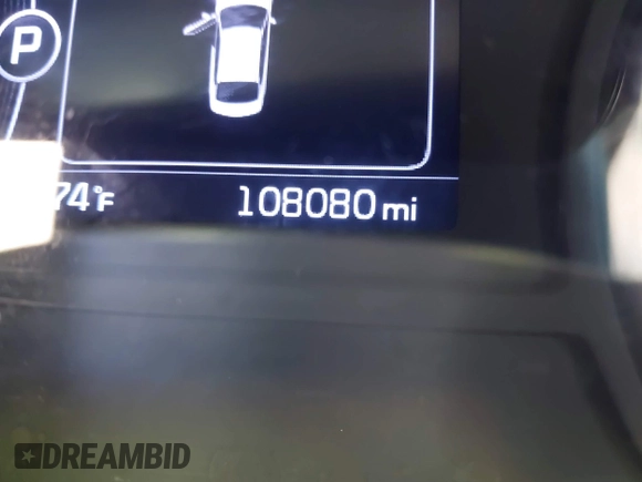 2018 Kia Optima LX with VIN 5XXGT4L36JG220911, listed as a IAAI auction lot 41903062 with 108,080 mi miles. Bid and sale history available at carsss.com. Image 16.