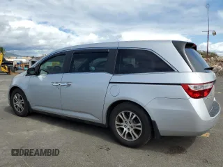 2012 Honda Odyssey EX-L with VIN 5FNRL5H62CB117251, listed as a Copart auction lot 44238135 with 74,295 mi miles and Salvage Title. Bid and sale history available at carsss.com. Image 2.