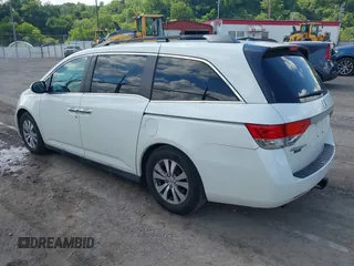2015 Honda Odyssey EX-L z VIN 5FNRL5H63FB010424, wystawiony jako IAAI lot #42270930 z przebiegiem 72 025 mil mil oraz . Historia ofert i sprzedaży dostępna na DreamBid. Obrazek 3.