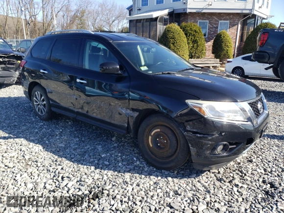 2015 Nissan Pathfinder SV with VIN 5N1AR2MMXFC609084, listed as a Copart auction lot 51919435 with 134,460 mi miles and Clean Title. Bid and sale history available at carsss.com. Image 4.