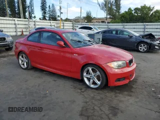 2009 BMW 1 Series 135i with VIN WBAUC73559VK95229, listed as a Copart auction lot 55657105 with 130,207 mi miles and Clean Title. Bid and sale history available at carsss.com. Image 4.