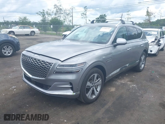 2023 Genesis GV80 with VIN KMUHCESCXPU133511, listed as a IAAI auction lot 42486556 with 38,988 mi miles and . Bid and sale history available at DreamBid. Image 17.