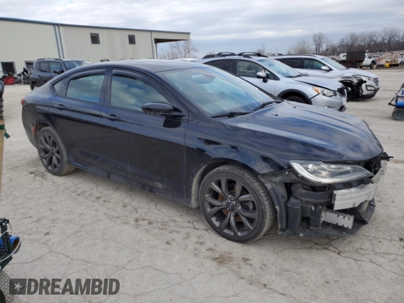 2016 Chrysler 200 S with VIN 1C3CCCBB0GN177136, listed as a Copart auction lot 86924624 with 143,583 mi miles and Salvage Title. Bid and sale history available at carsss.com. Image 4.