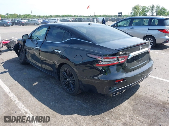 2020 Nissan Maxima SL with VIN 1N4AA6DV5LC366300, listed as a IAAI auction lot 42220939 with 16,858 mi miles and . Bid and sale history available at DreamBid. Image 3.