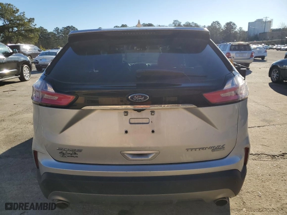 2019 Ford Edge Titanium with VIN 2FMPK3K95KBC37294, listed as a Copart auction lot 46328805 with 138,818 mi miles and Salvage Title. Bid and sale history available at carsss.com. Image 6.